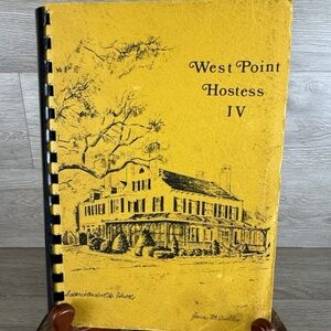 Vintage WEST POINT HOSTESS IV Spiral Bound Recipe Cookbook US Military Academy